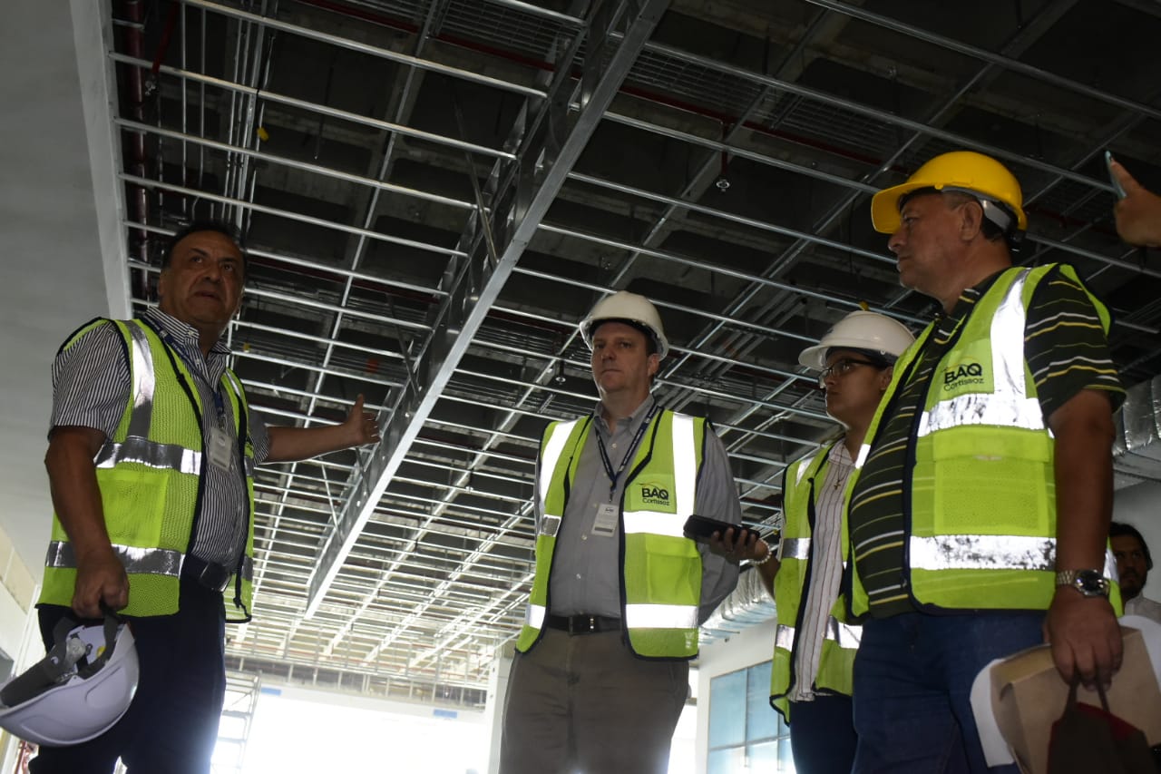 Recorrido de los directivos de la Agencia Nacional de Infraestructura.