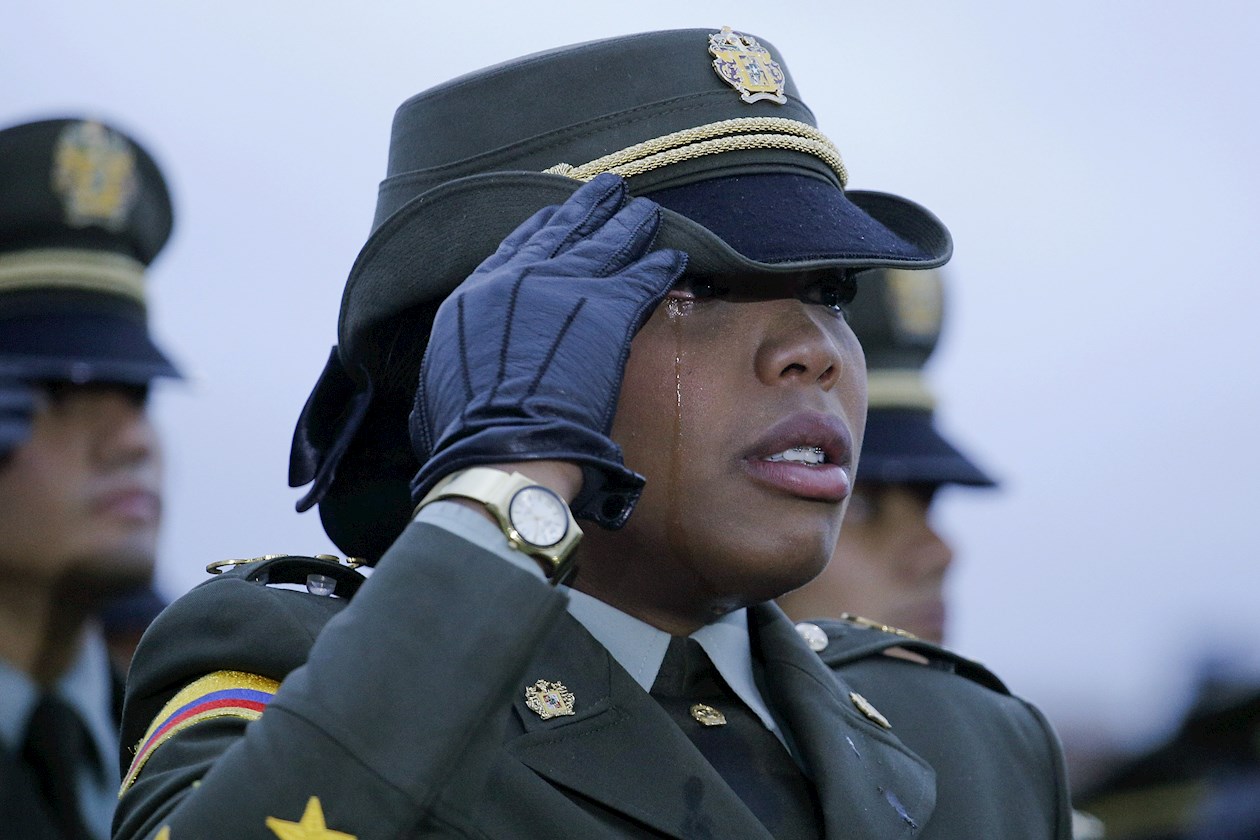 Homenaje a los 22 cadetes muertos en atentado a la Escuela General Santander.