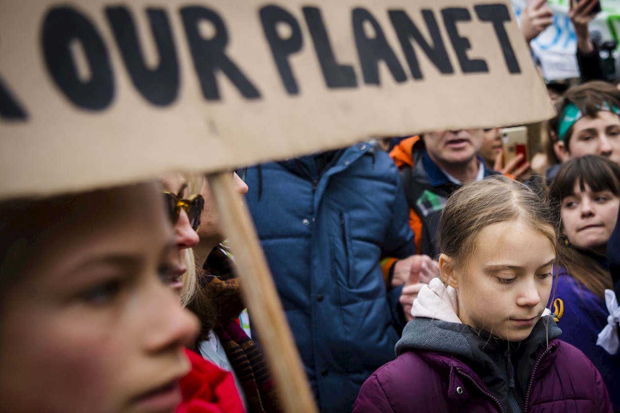 La activista sueca Greta Thunberg.