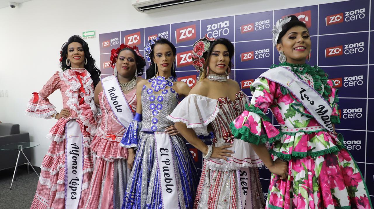 Candidatas al Reinado Popular Gay 2020.