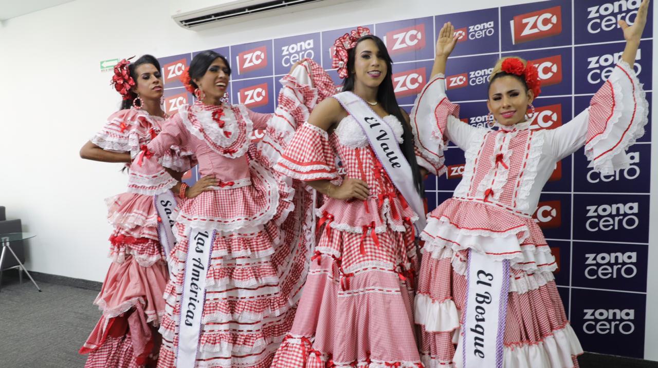 Candidatas al Reinado Popular Gay 2020.