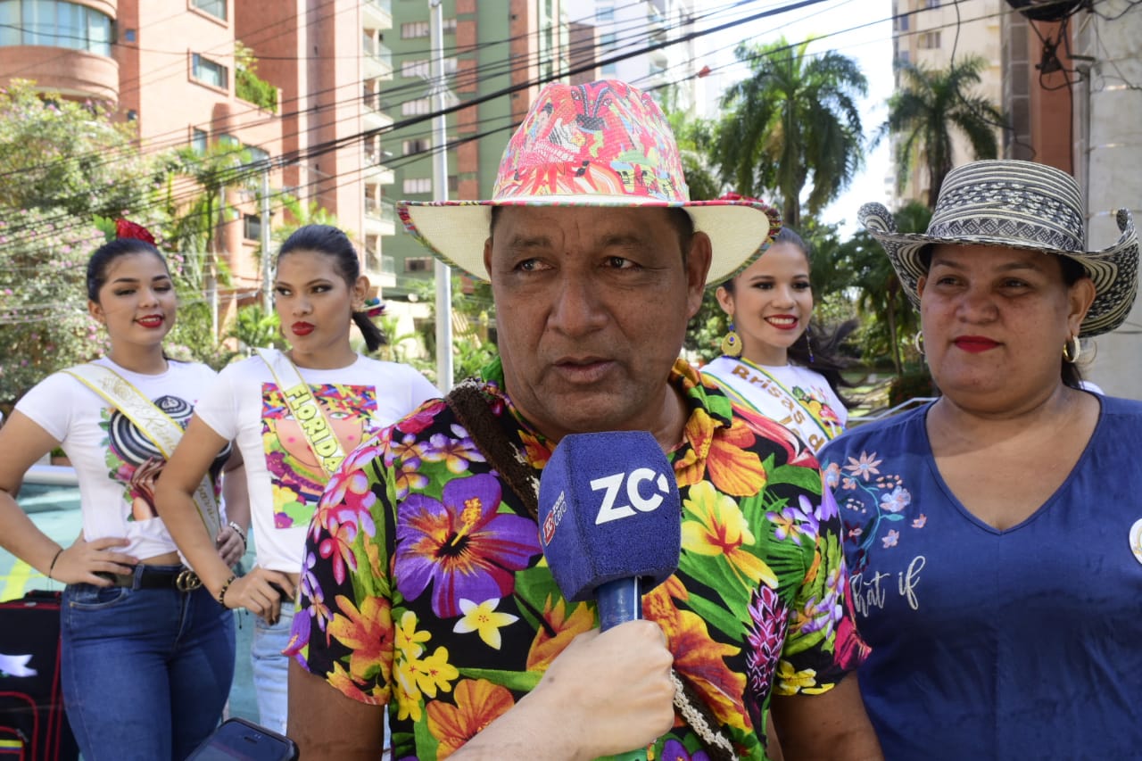 Jacobo De León, presidente del Reinado Popular de Polonuevo.