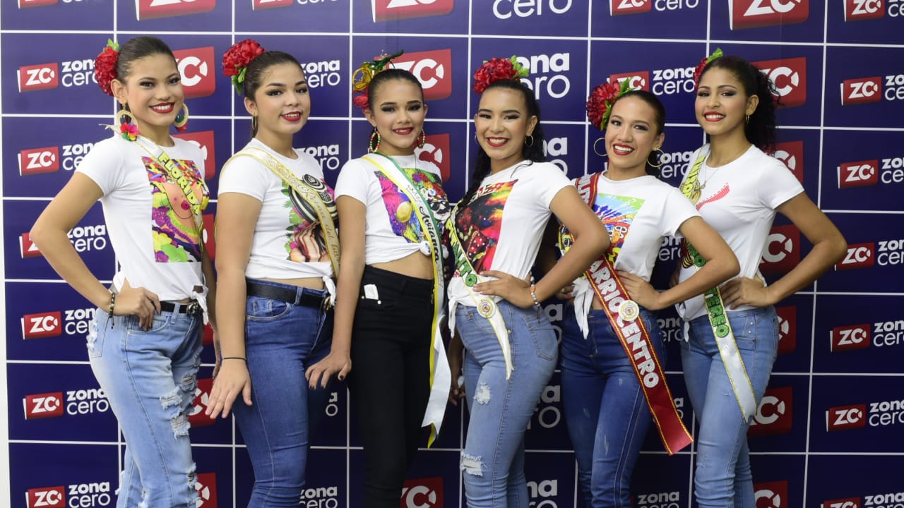 Candidatas al Reinado Popular de Polonuevo 2020.