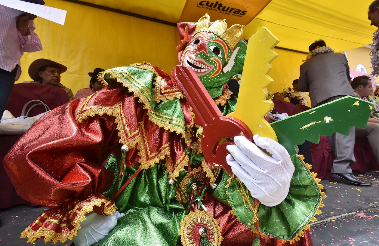 El persona de carnaval Pepino