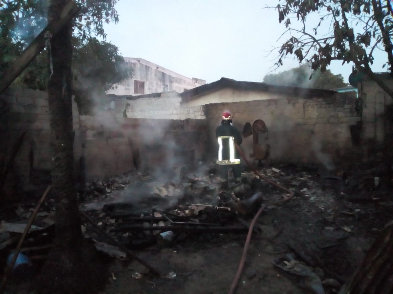 Los Bomberos de Soledad atendieron la emergencia.