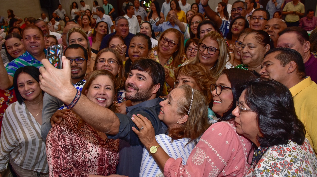 El Alcalde de Barranquilla, Jaime Pumarejo.