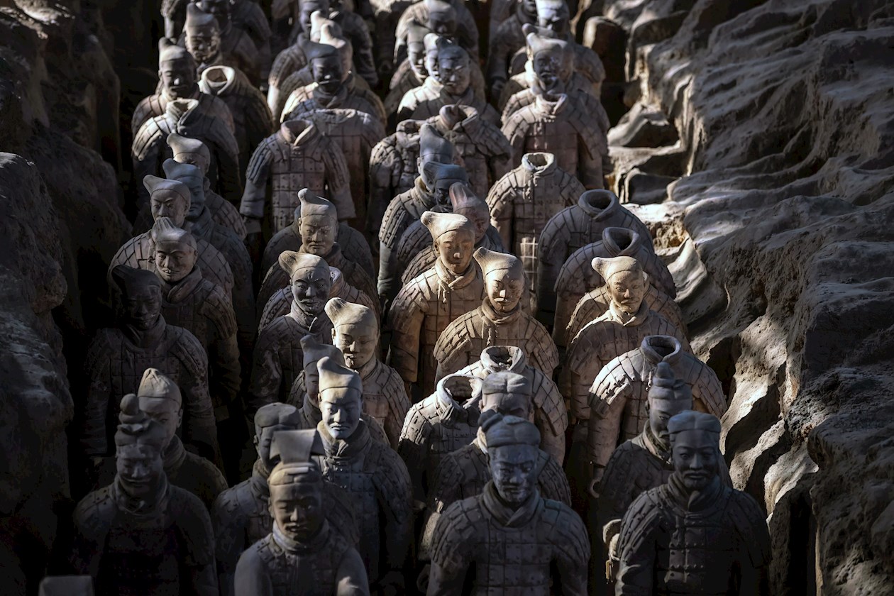 El ejército de terracota es solo una parte de una necrópolis mucho más grande. 