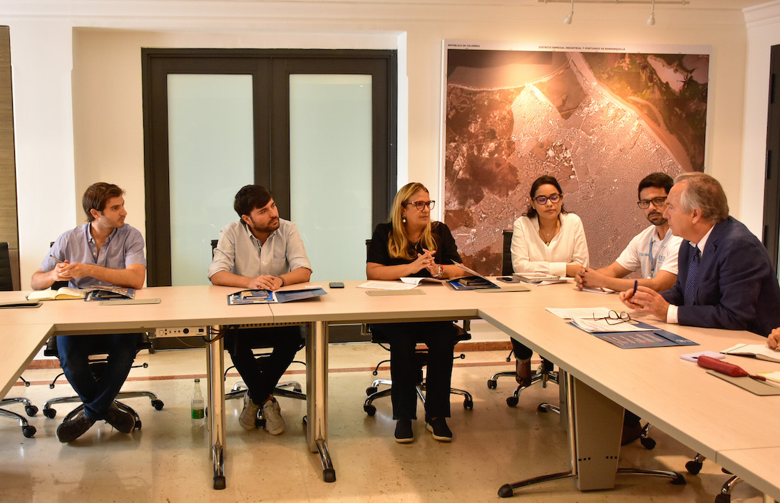 Encuentro con representantes de la ONU.