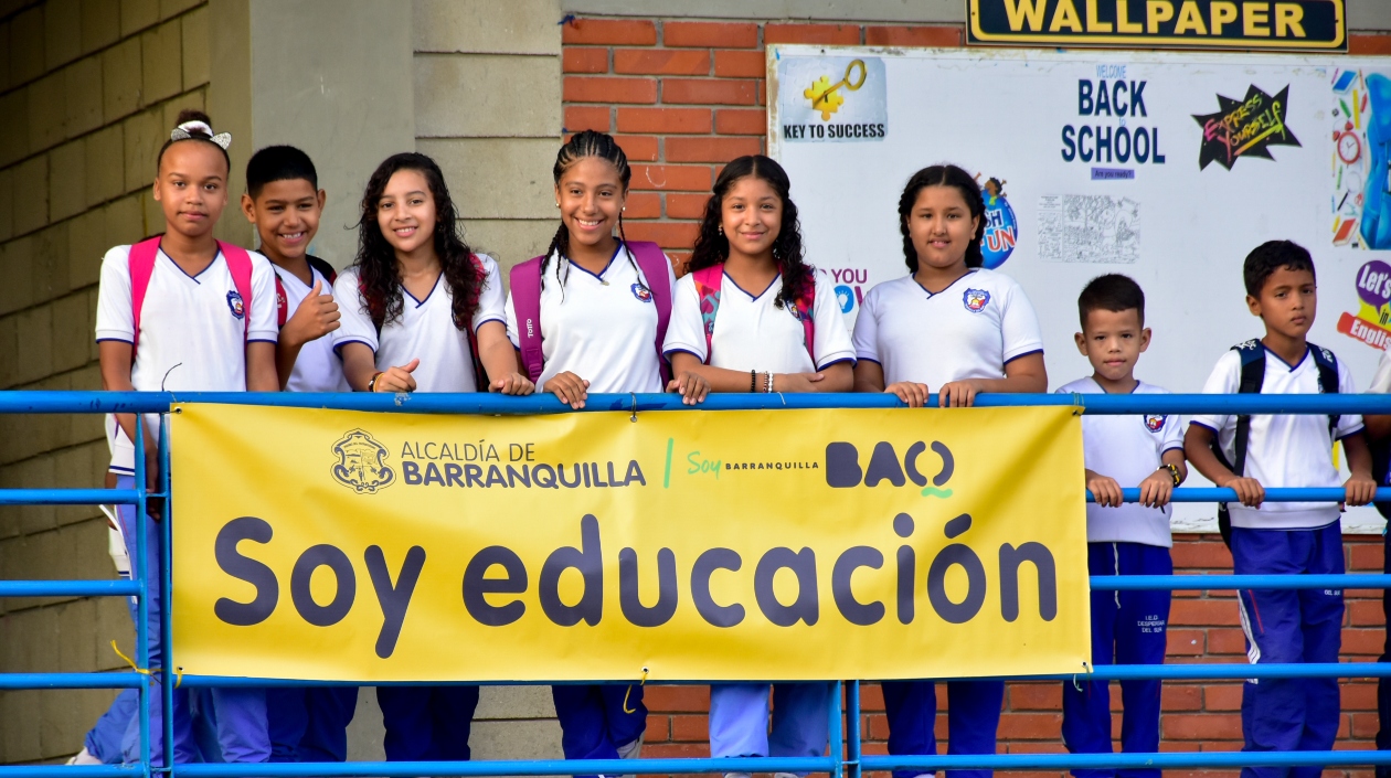 Estudiantes de la Institución Educativa Distrital Despertar del Sur.