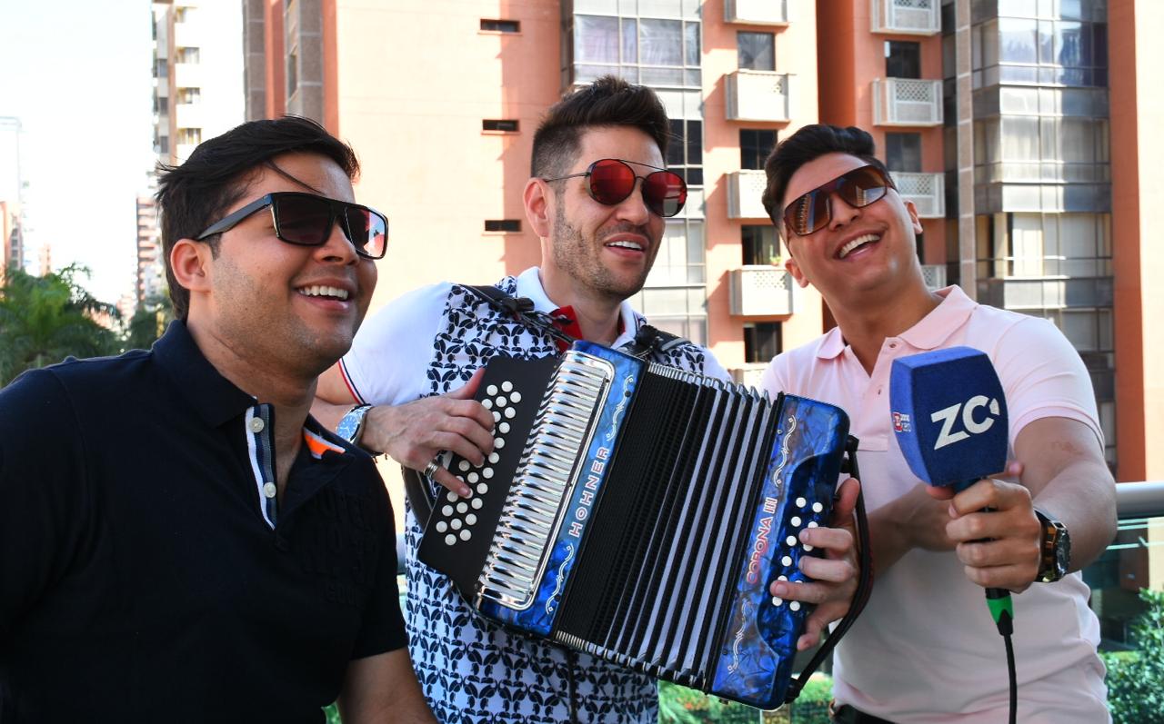 Carlos Mario Parra, Juancho De La Espriella y Julio Rojas, integrantes de Los de Juancho.