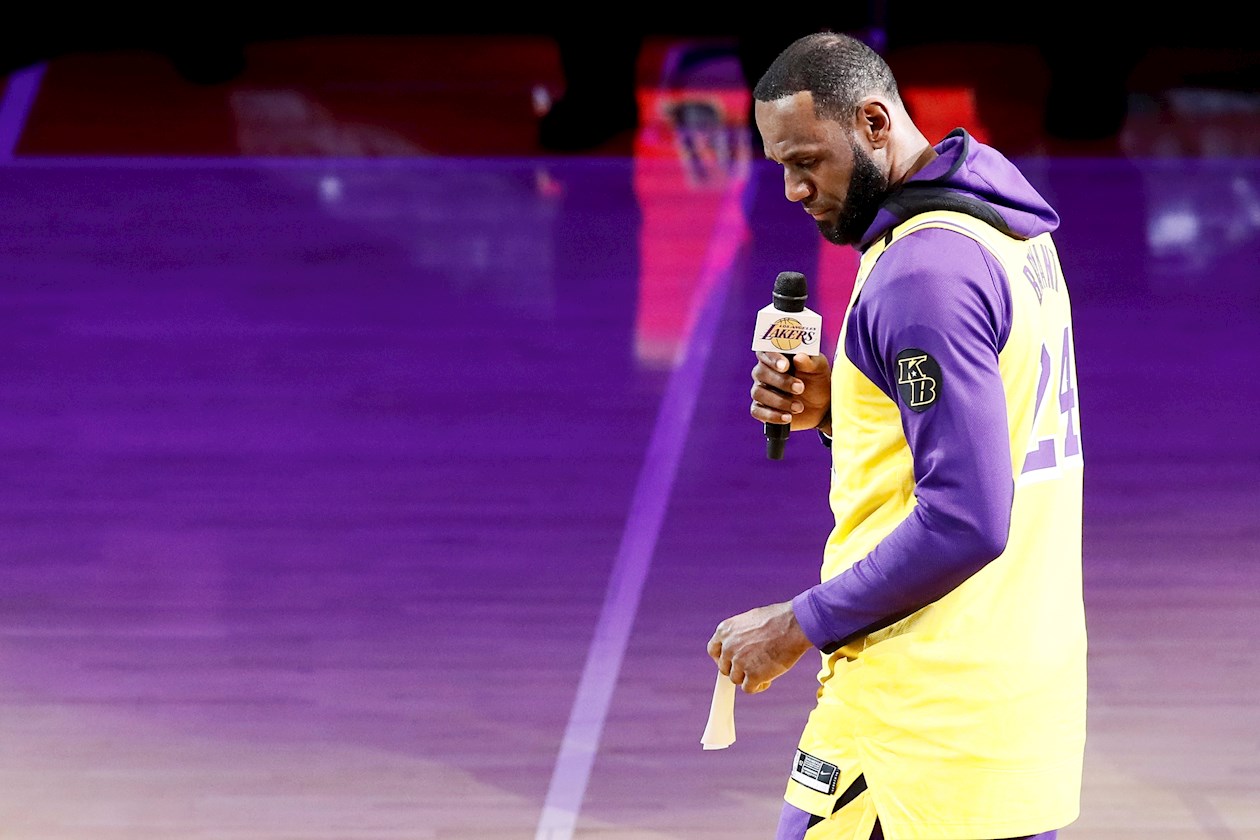 Lebron James le dedicó un discurso a la leyenda.