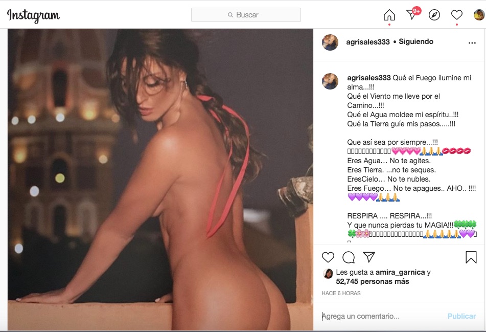 La publicación en Instagram