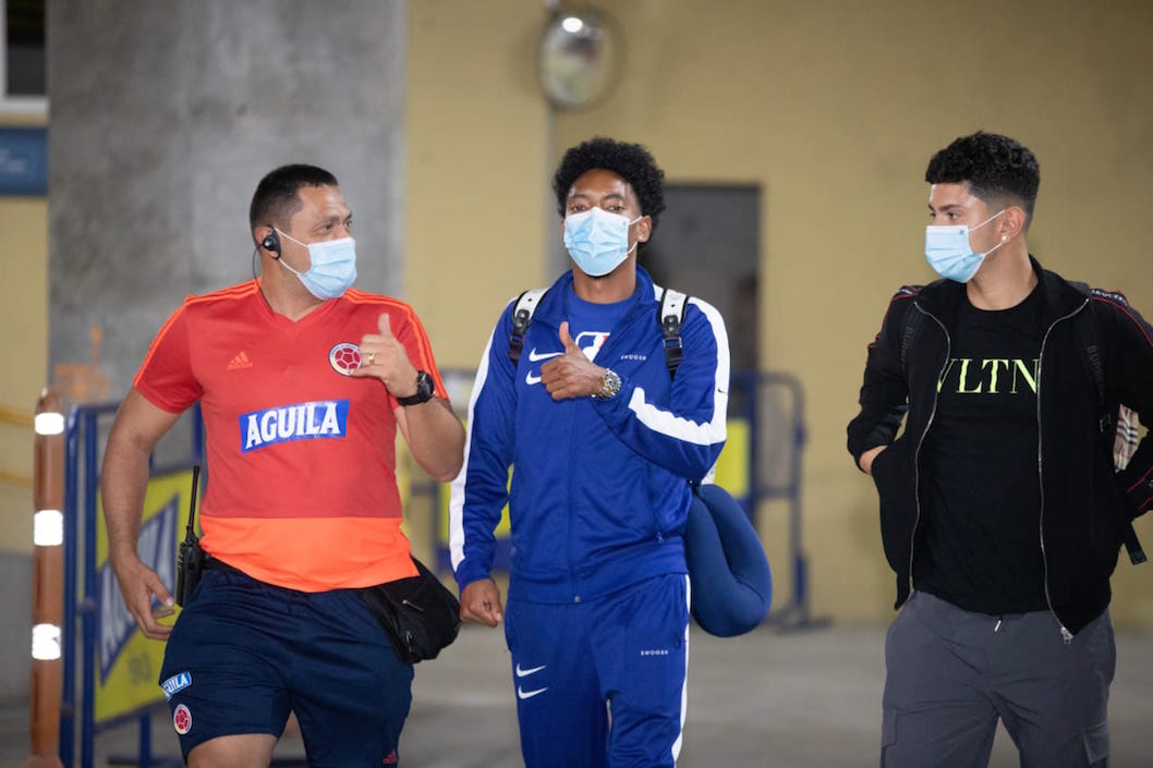 Llegada de los convocados a la concentración.