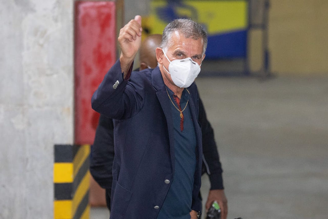 El DT Carlos Quieroz.