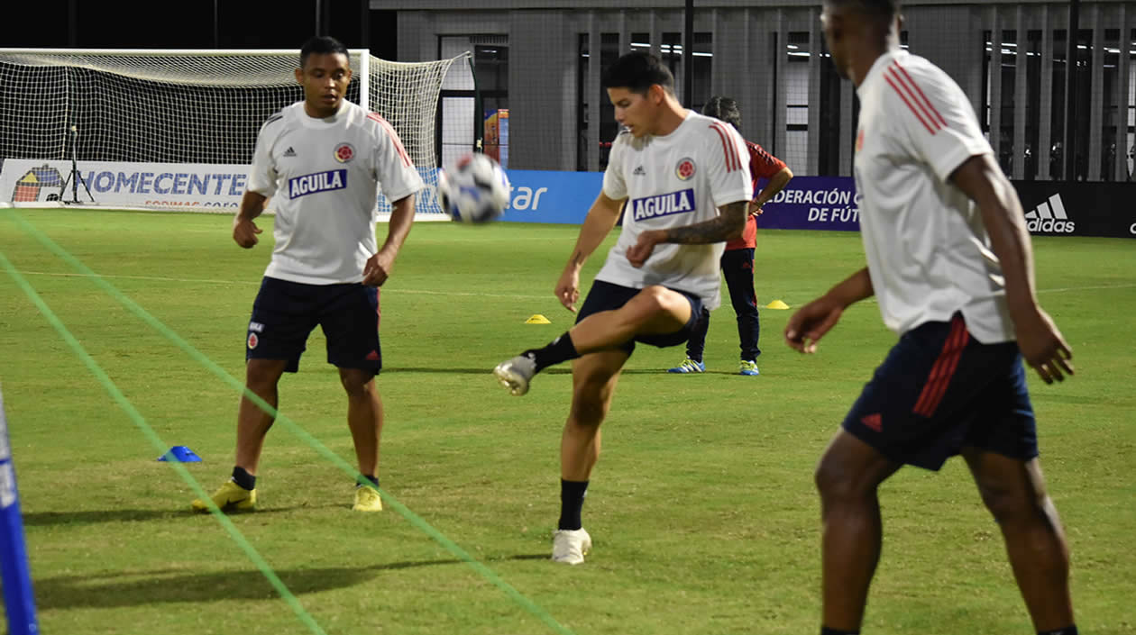 James Rodríguez y Luis Fernando Muriel.