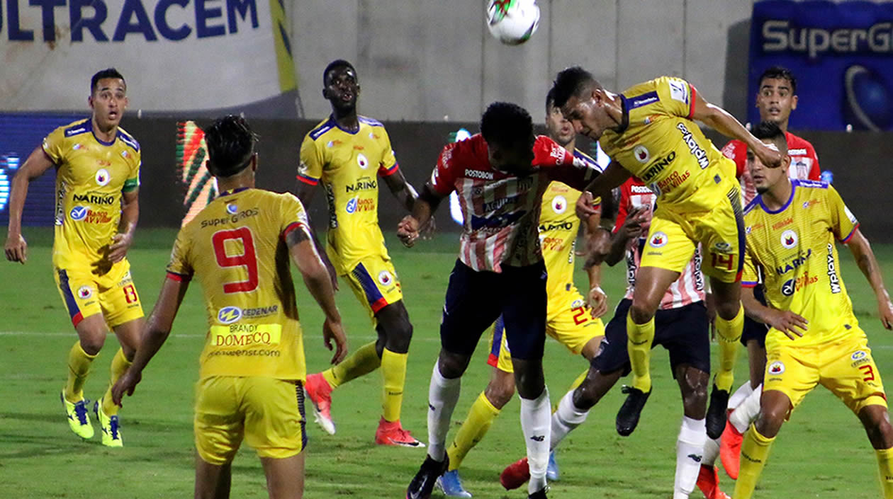 Acción del partido.