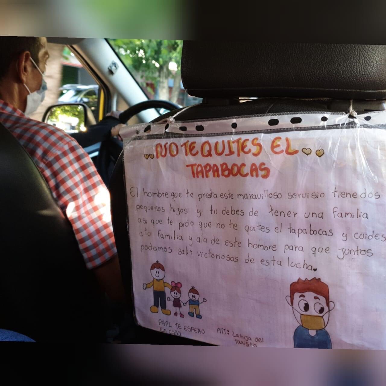 luisalizcano98. La carta de la hija del taxista.