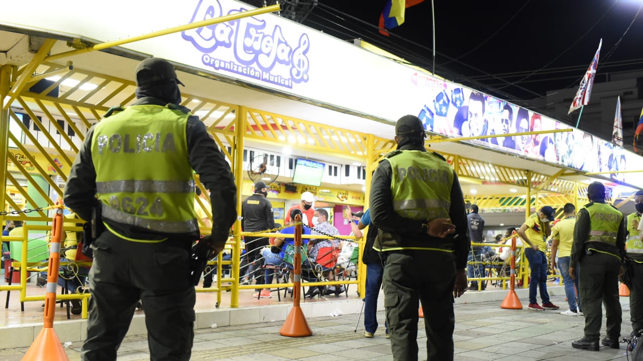 La Policía brindó seguridad y vigiló que no se produjeran aglomeraciones en los alrededores de La Troja