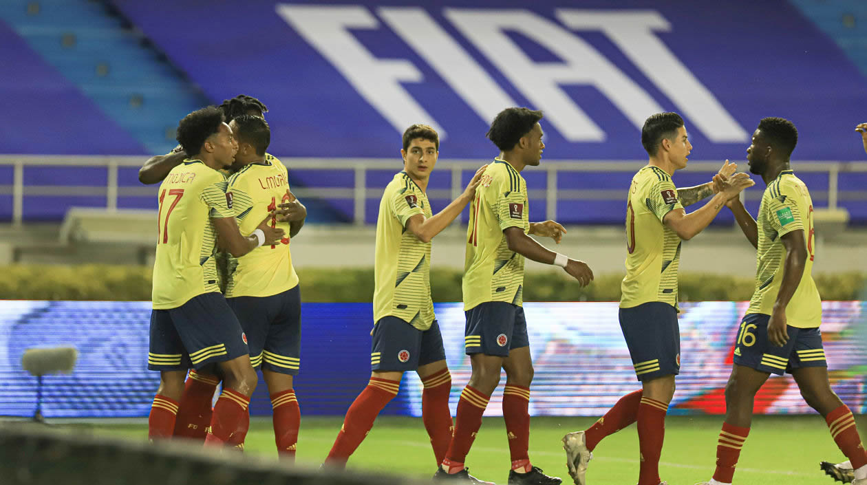 Celebración del primer gol. 