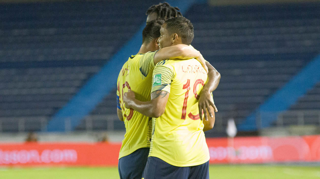 Luis Fernando Muriel fue la figura de la cancha. 