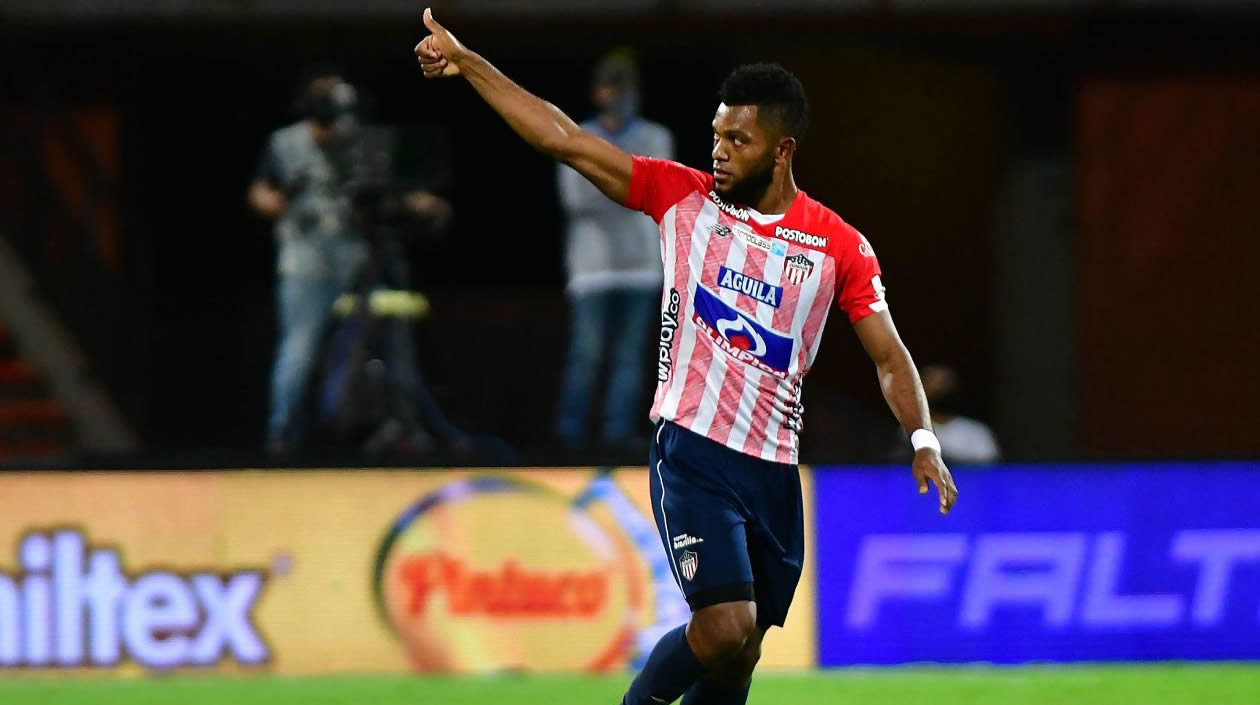 Miguel Borja rompió la sequía de goles de Junior. 