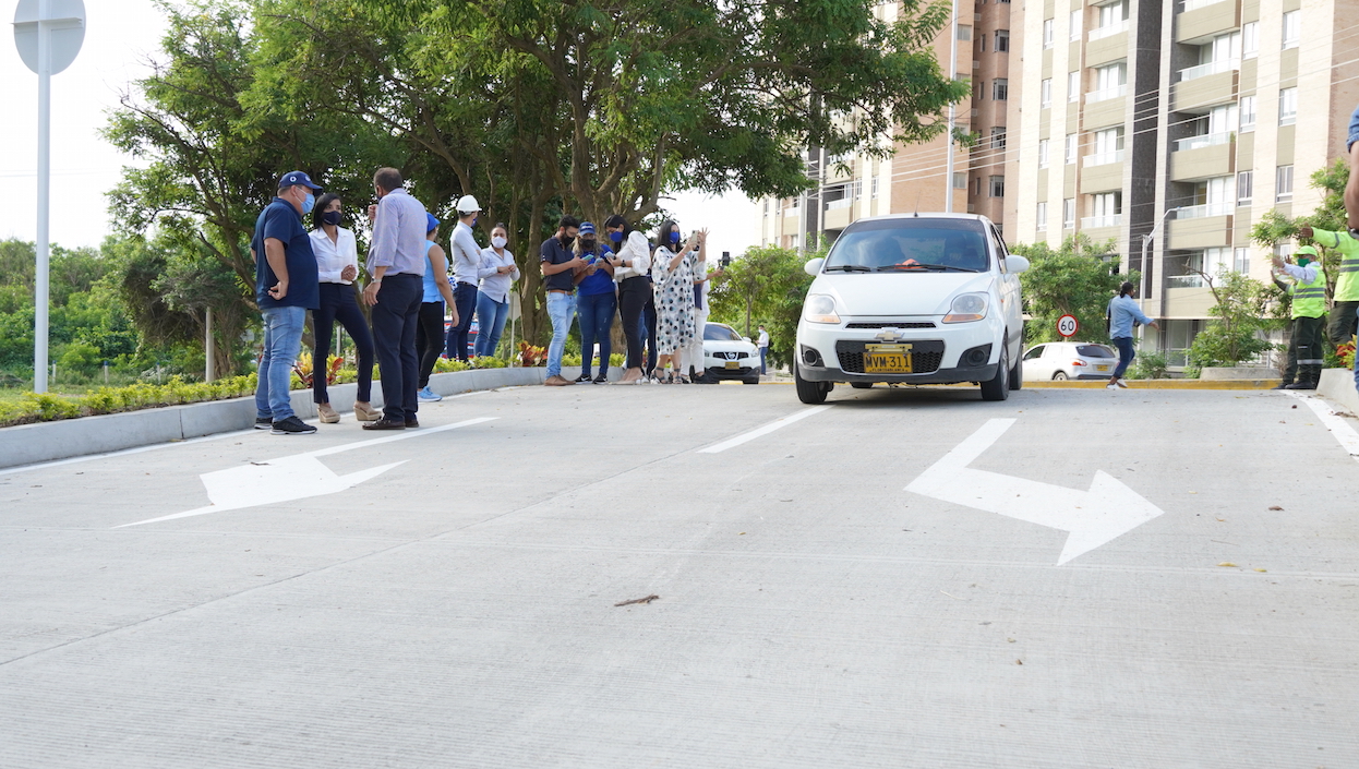 La obra permitirá agilizar el tráfico vehicular en el sector.