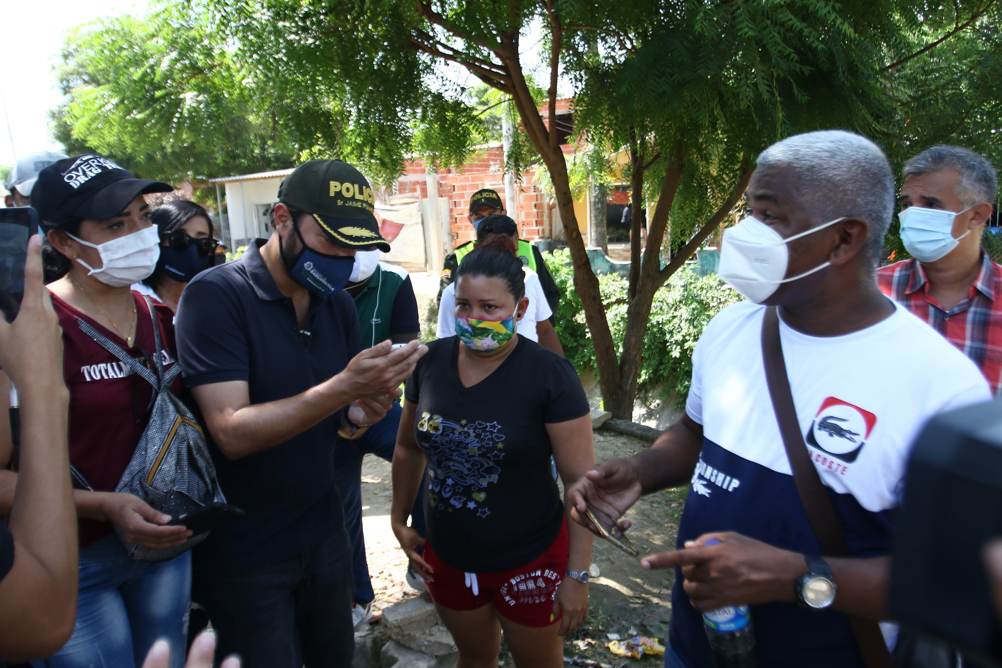 Alcaldía El alcalde en el barrio Las Américas