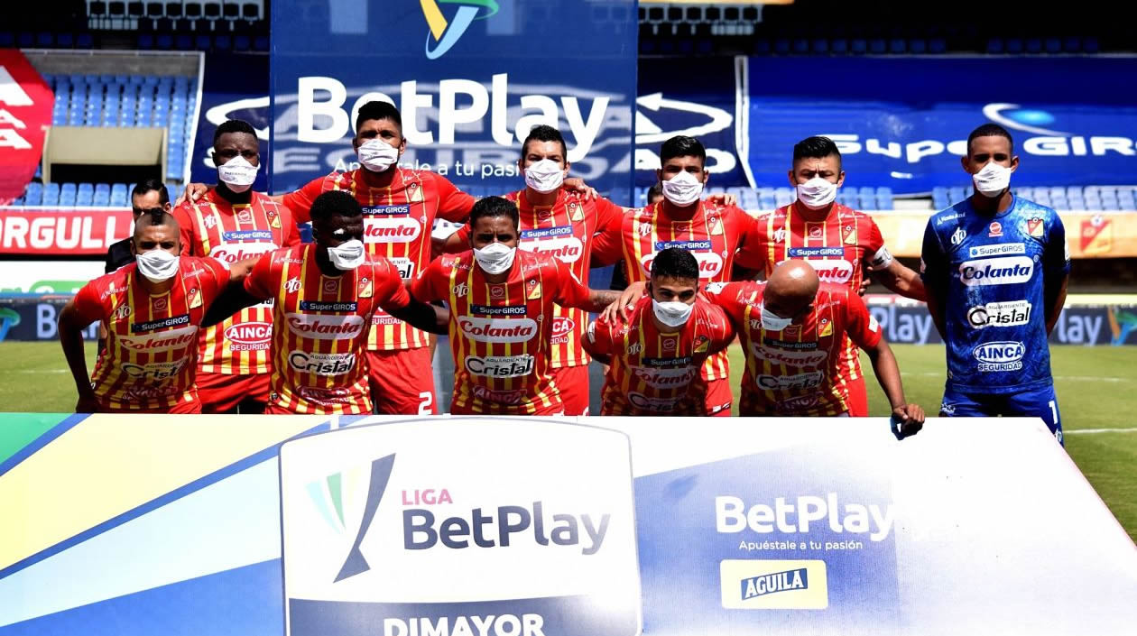 Deportivo Pereira hizo las veces de equipo titular. 