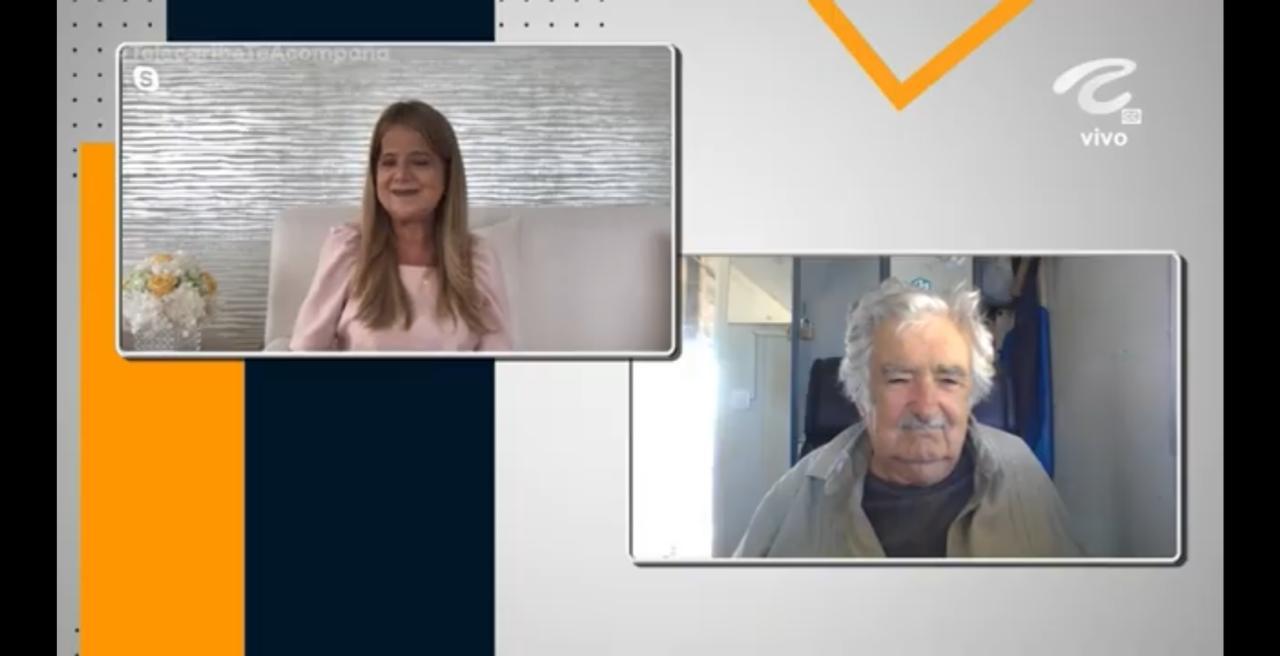 La gobernadora Elsa Noguera y el expresidente uruguayo Pepe Mujica.