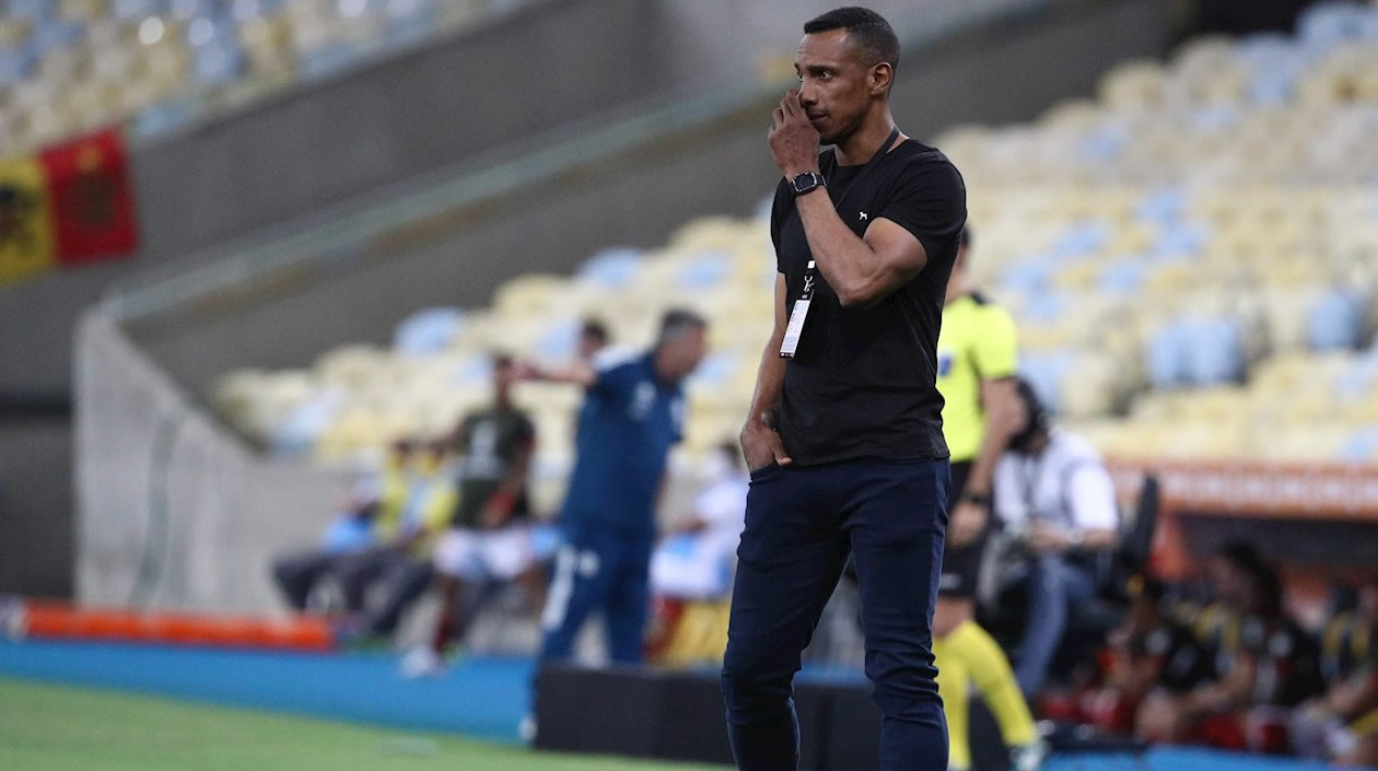 El entrenador de Junior Luis Amaranto Perea