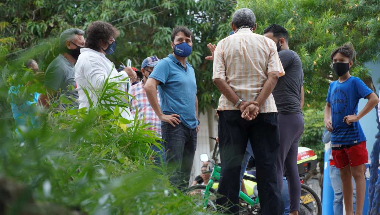 Alcaldía El Alcalde de Barranquilla, Jaime Pumarejo.