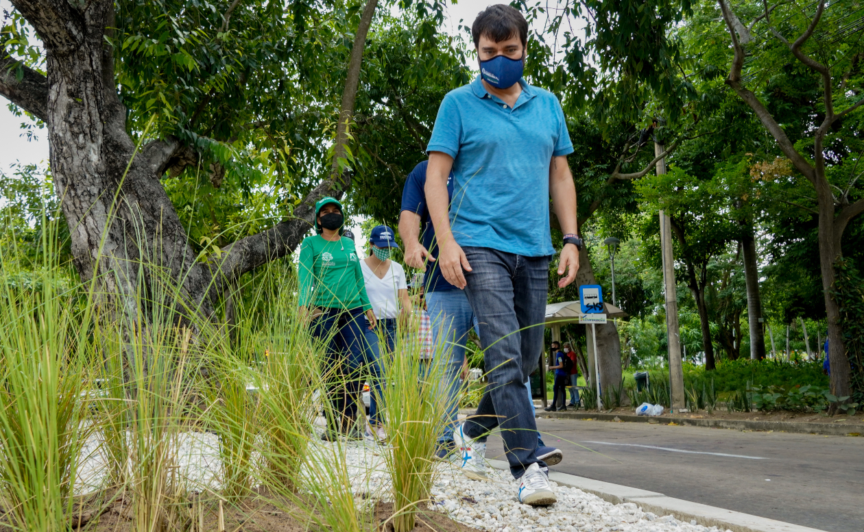 Alcaldía El Alcalde de Barranquilla, Jaime Pumarejo.