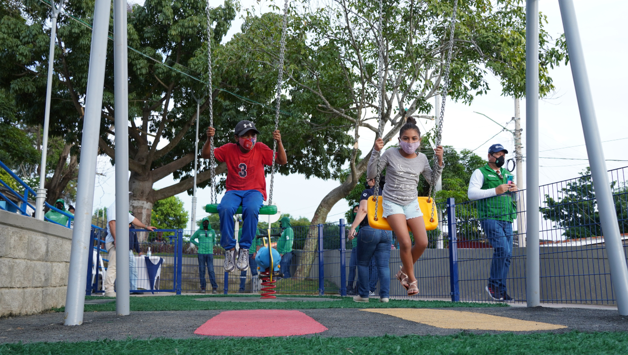 El nuevo parque Los Ahijados.