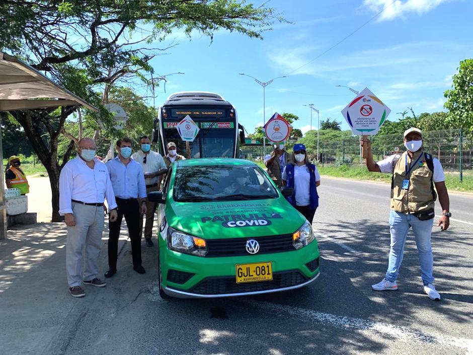 La caravana recorrió diferentes sectores de la ciudad.