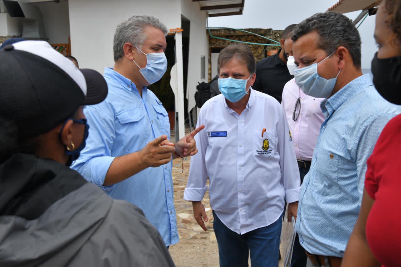 El mandatario revisará las acciones de los organismos de socorro frente a la emergencia por el coletazo de Eta.