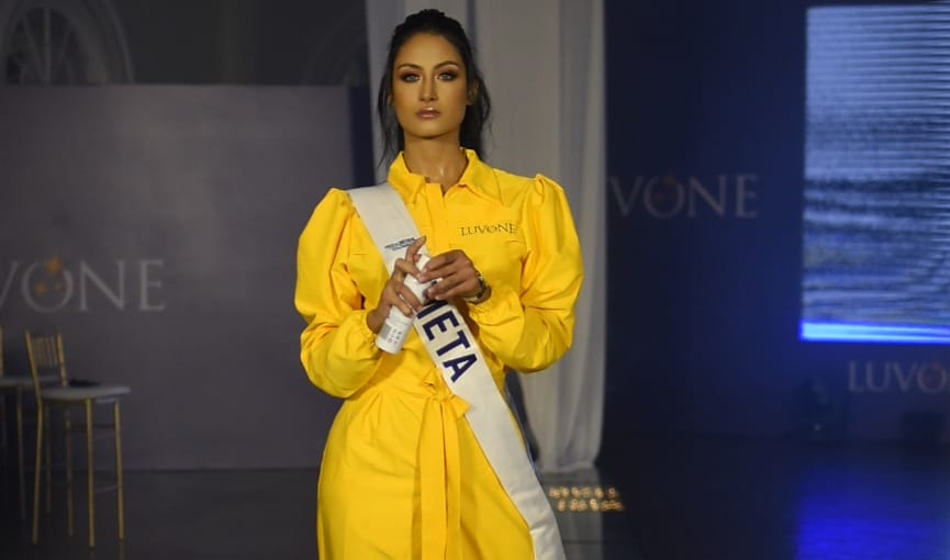 Juliana Franco en su primera presentación.