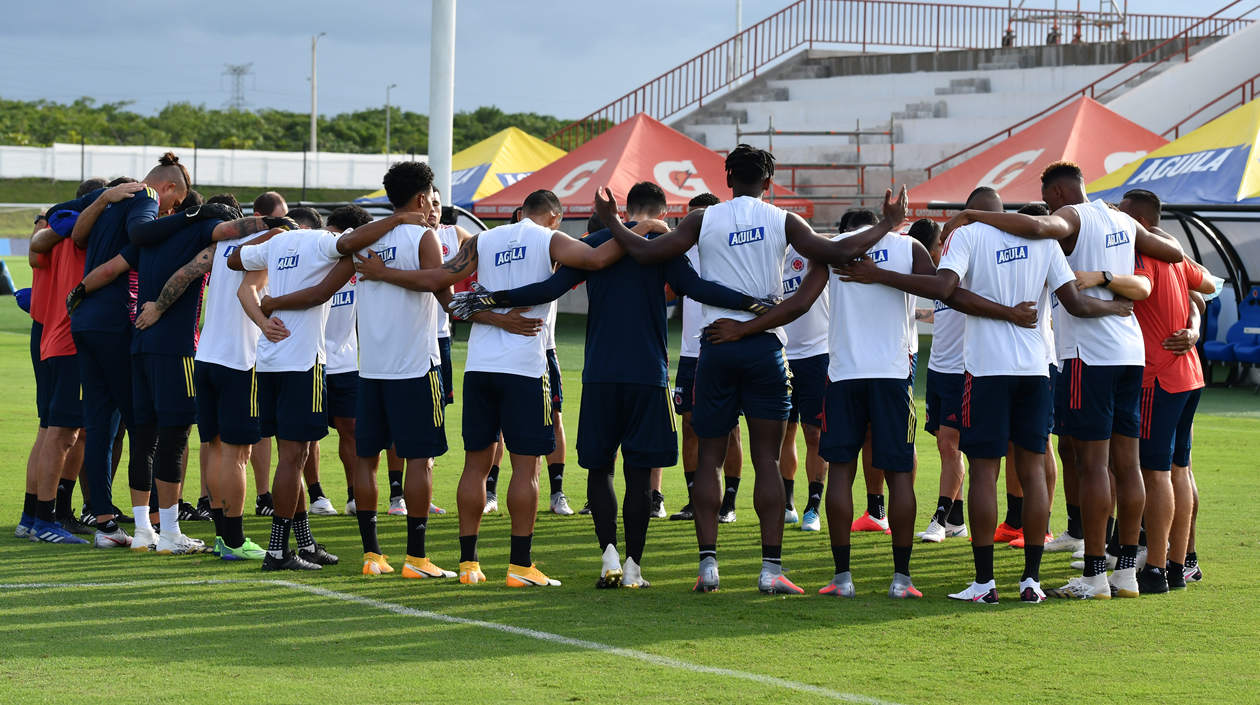 Oraciones del equipo.