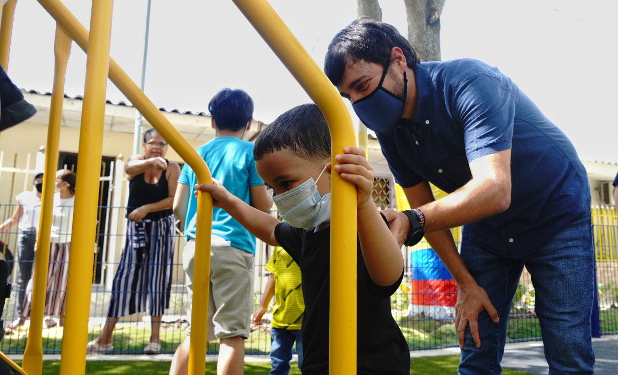 El Alcalde de Barranquilla, Jaime Pumarejo.