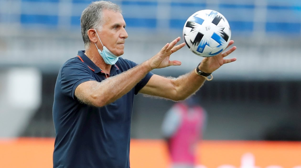 El seleccionador de Colombia, el portugués Carlos Queiroz