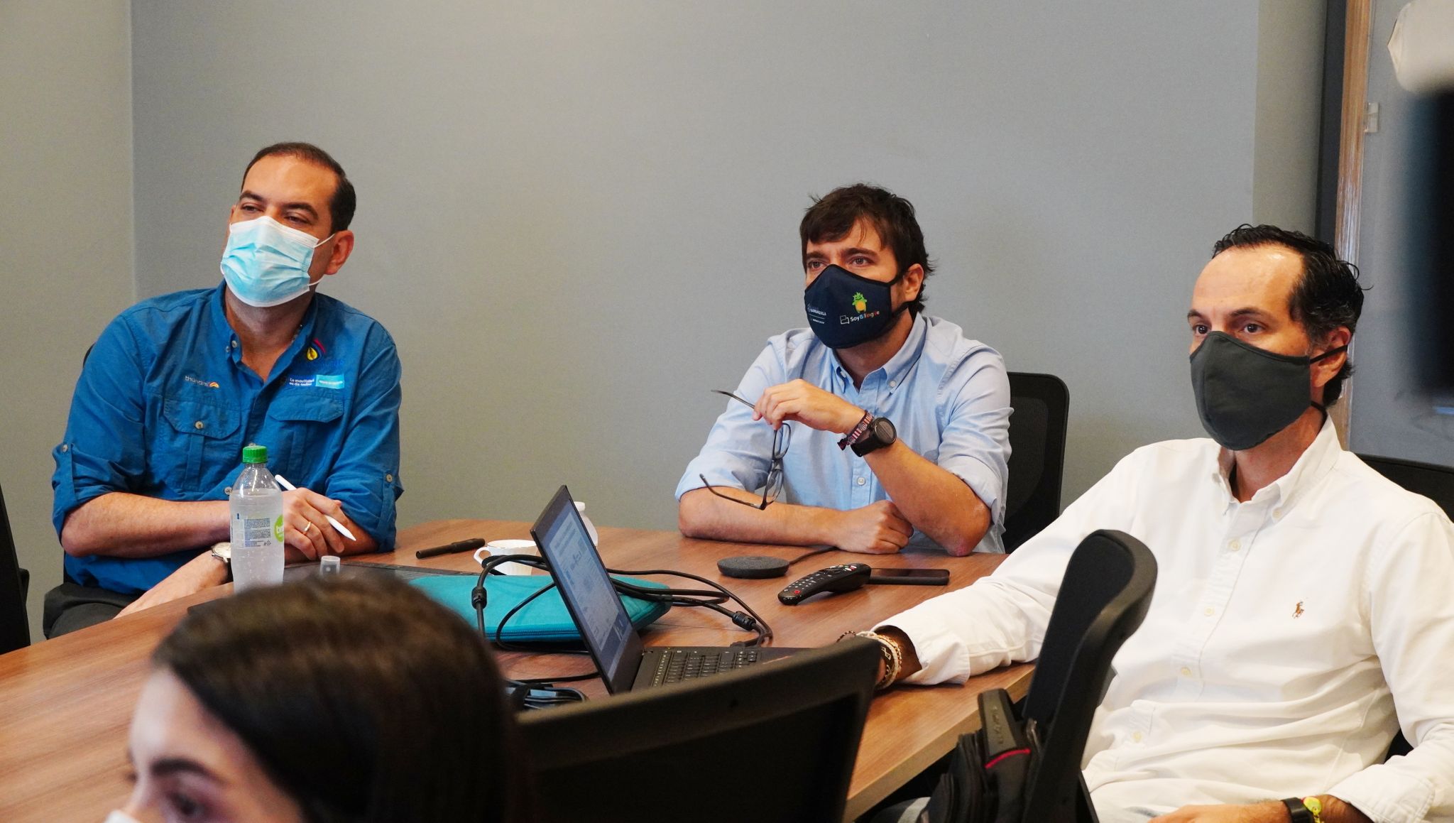 Alcaldía de Barranquilla. Reunión de Alcaldía y Cormagdalena