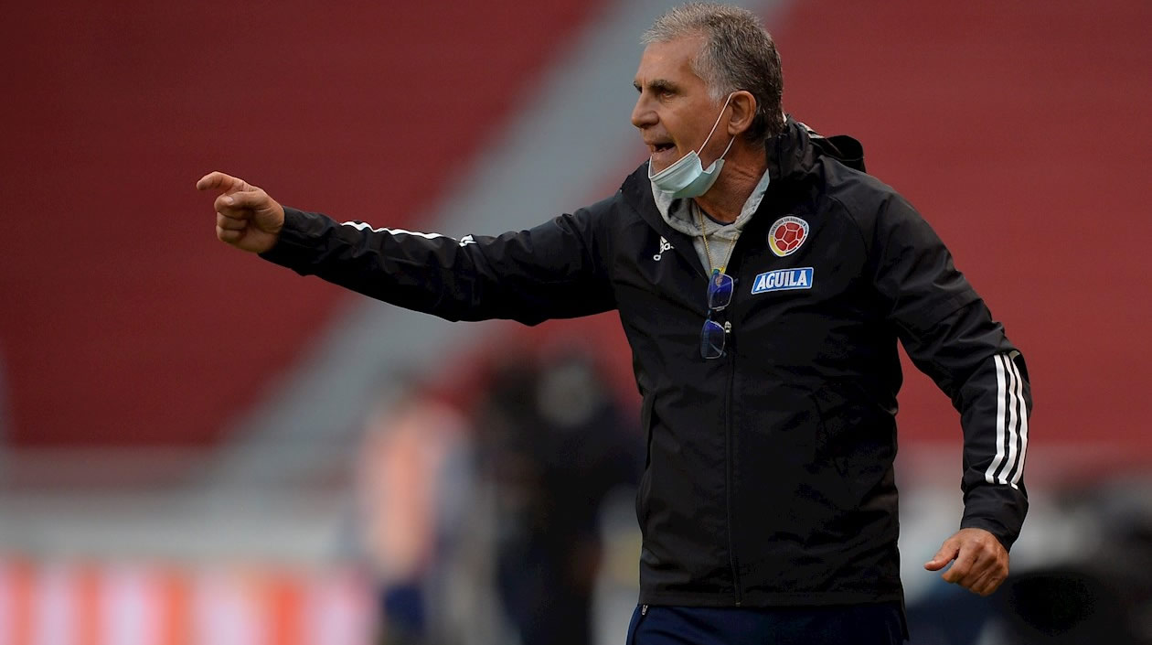 Carlos Queiroz, DT de la Selección Colombia.