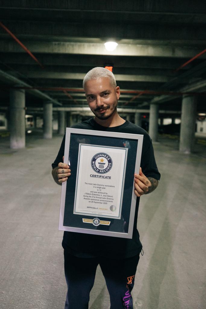 J Balvin no es ajeno a batir récords.