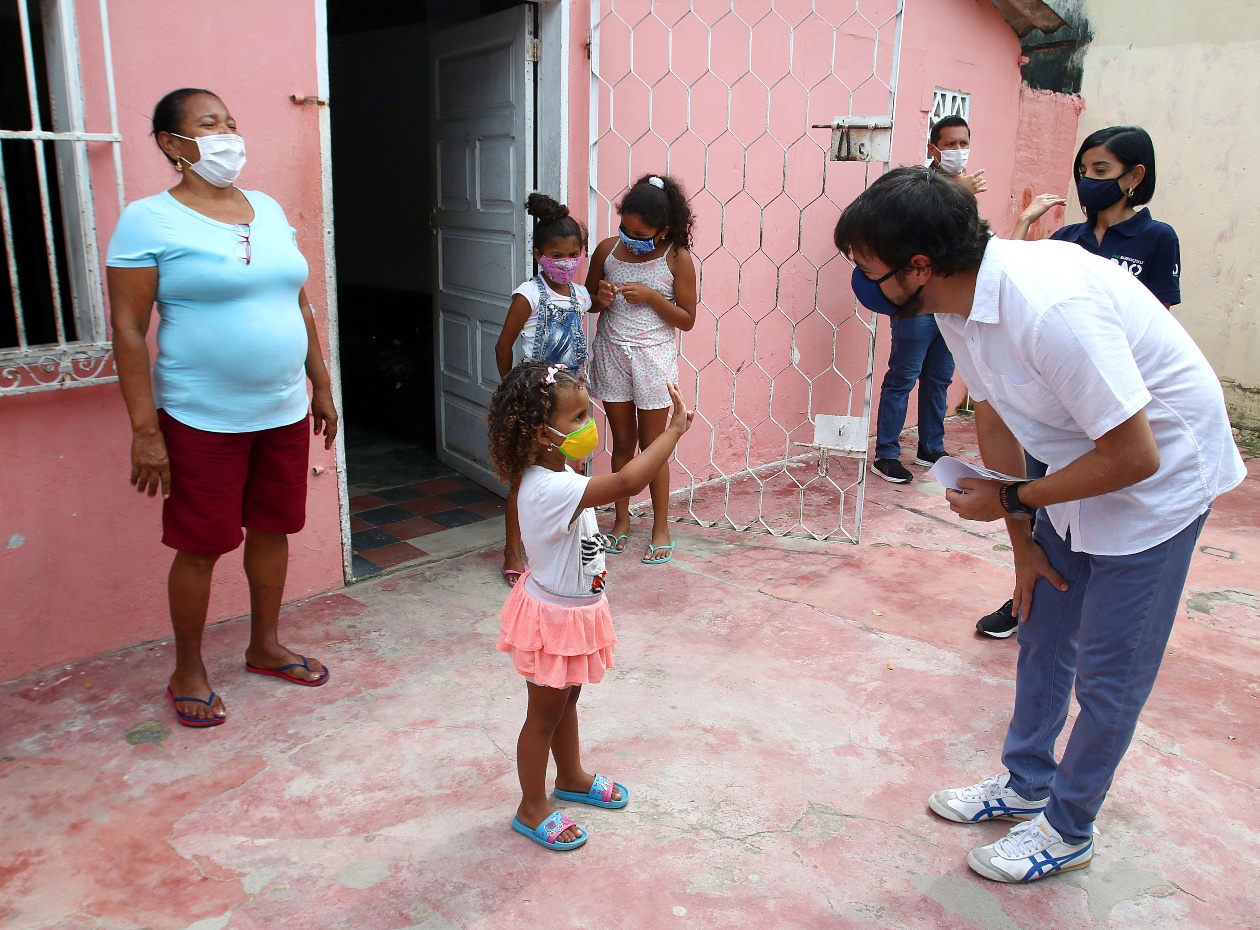 El Alcalde de Barranquilla, Jaime Pumarejo.