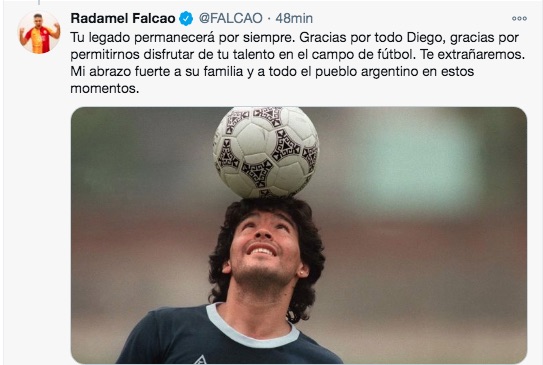 Trino de Radamel Falcao García.