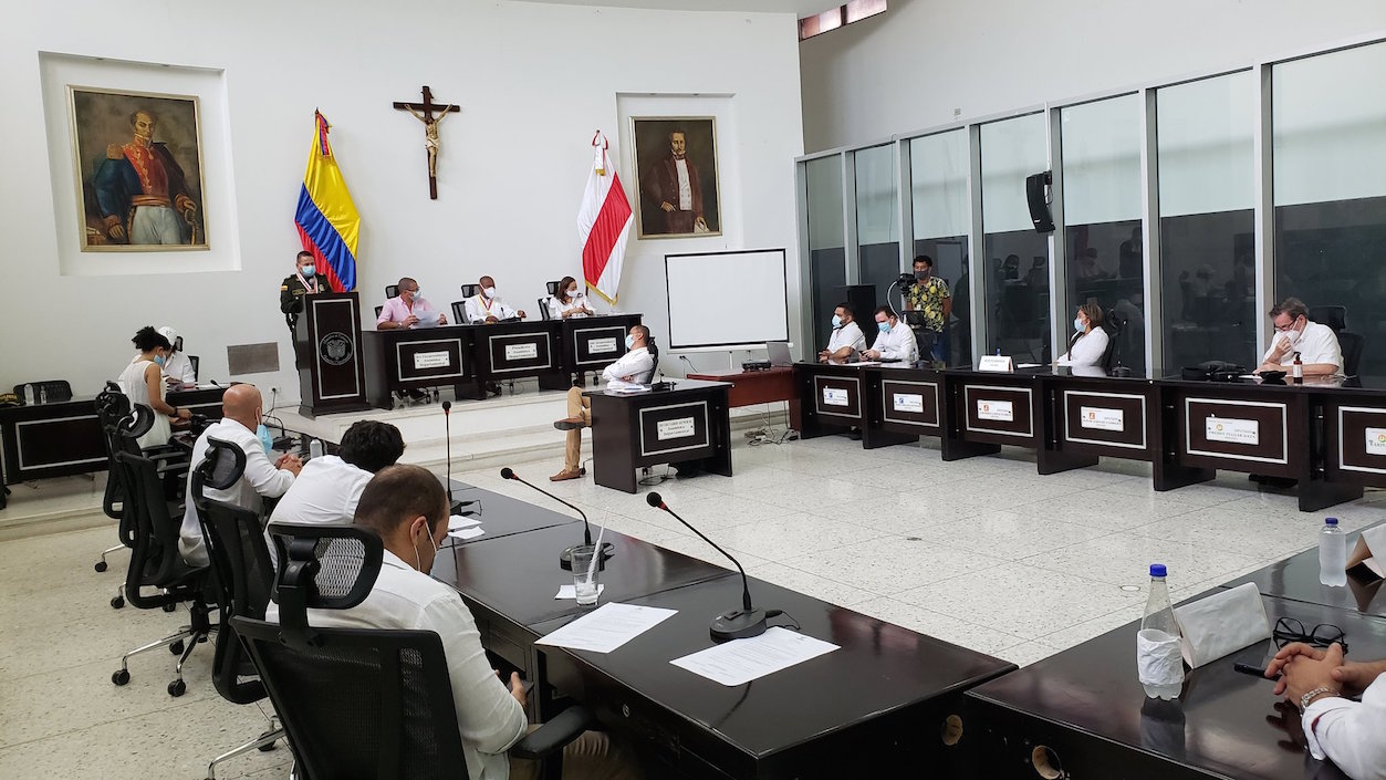 Sesión de clausura de las sesiones ordinarias 2020 de la Asamblea del Atlántico.