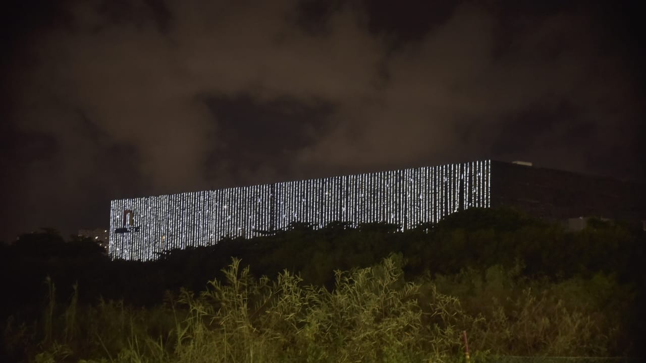 Luces navideñas.