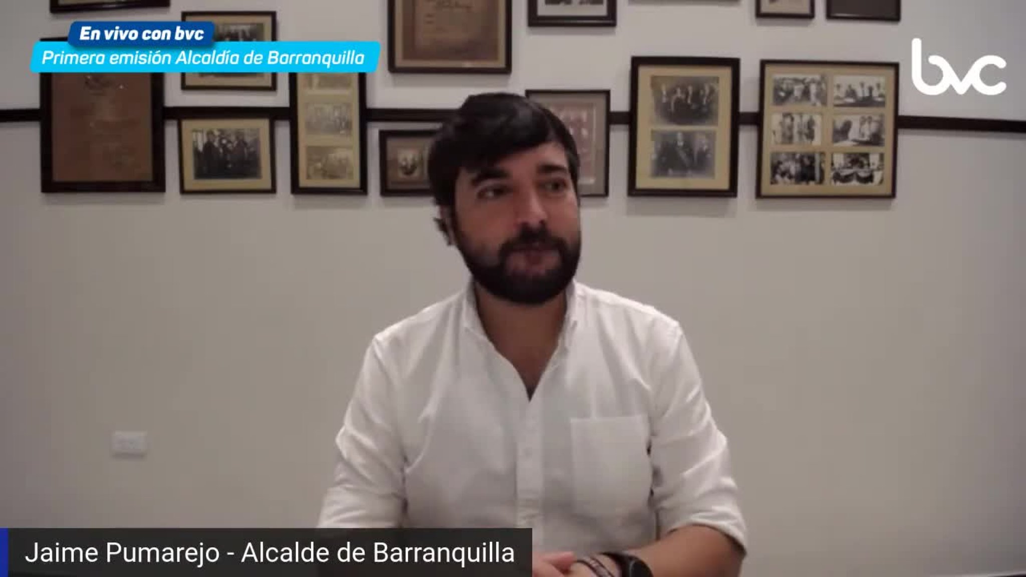 Alcaldía de Barranquilla. Jaime Pumarejo interviene en la Bolsa de Valores de Colombia