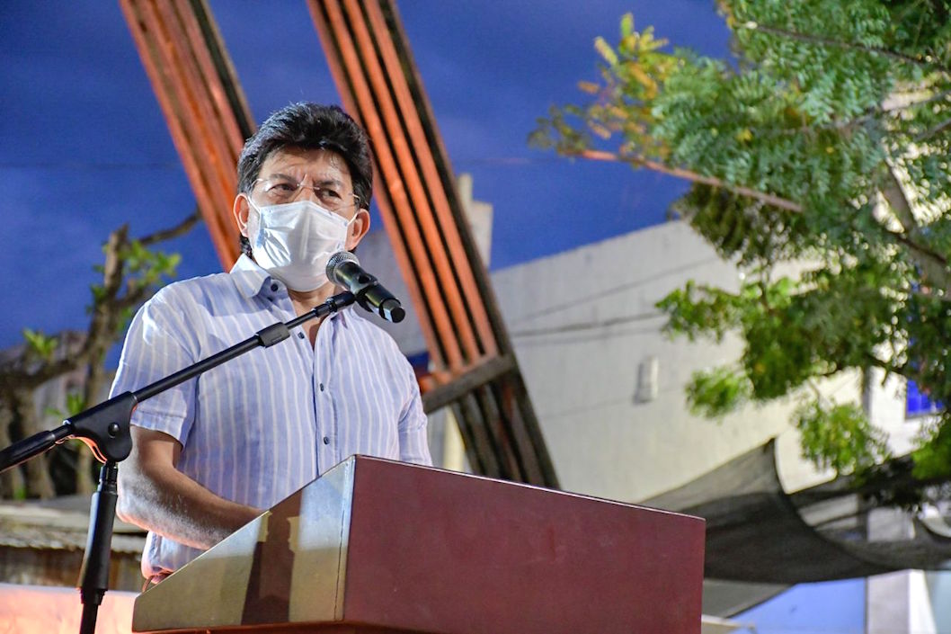 El Secretario del Interior del Magdalena, José Humberto Torres, interviniendo en el acto.