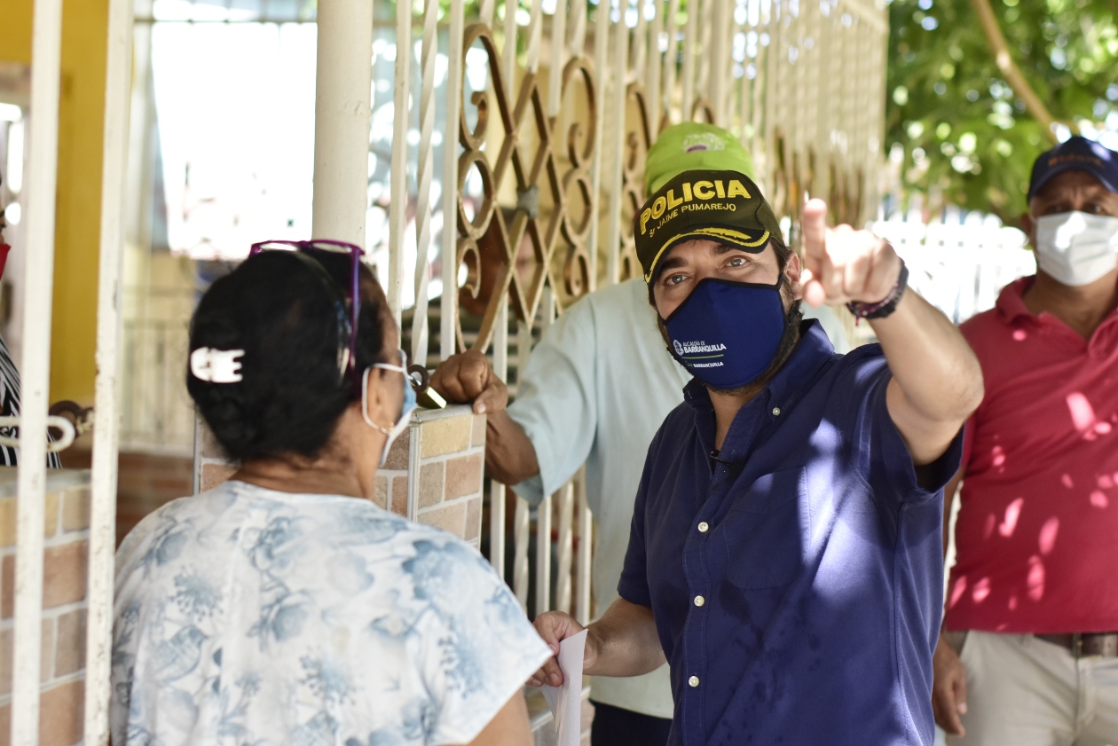 El Alcalde de Barranquilla, Jaime Pumarejo.