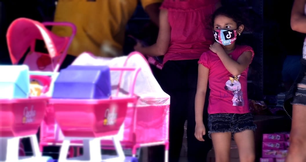 Tik Tok, una de las aplicaciones de moda, también los tapabocas. 